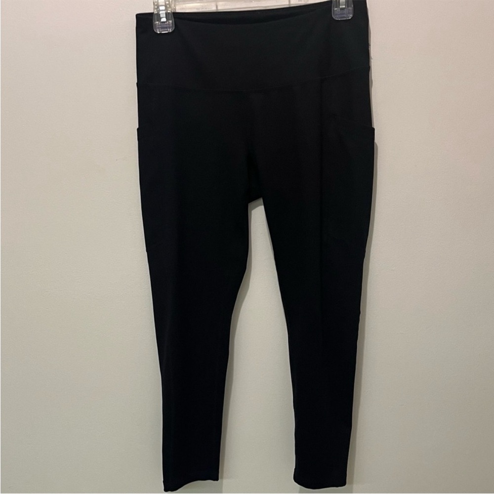 2/$20 -  Black High-Waist Leggings by Zella - with pockets - 8 or 10